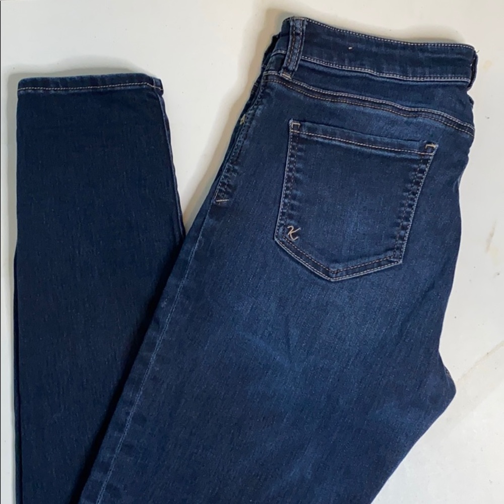 Kut from the Kloth dark wash Mia toothpick skinny